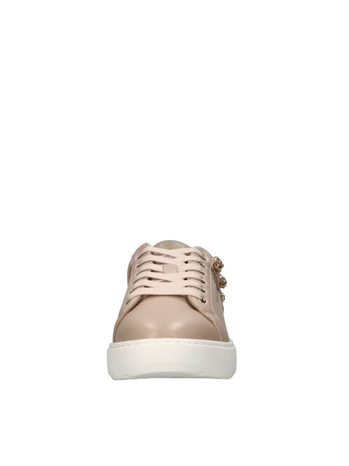 Sneakers in pelle LORENZO MARI | SIRIO LEATHERNUDE-PLATINO